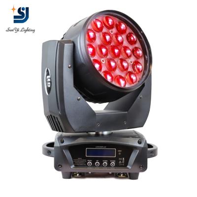 China Hotel 19 x15w 4 in1 led wash zoom par can showcase light for bar for sale