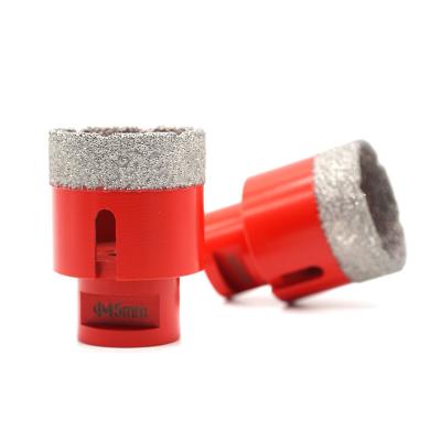 China 25mm Quality Ceramic Vacuum Brazed Ceramic Diamond Hole Saw Cutter Tile Drill Bit for sale