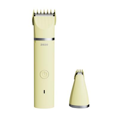 China Sustainable Pet Yellow Suitable Cheap Portable Waterproof Ceramic Prices Baby Electric Shaver for sale