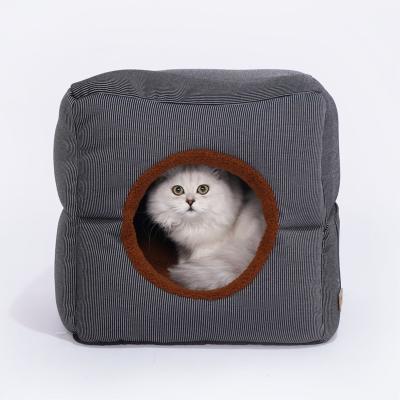 China Functional Pet Supplies Accessories Travel Animals Magic Cube Cat House Warm Bed For Pampers for sale