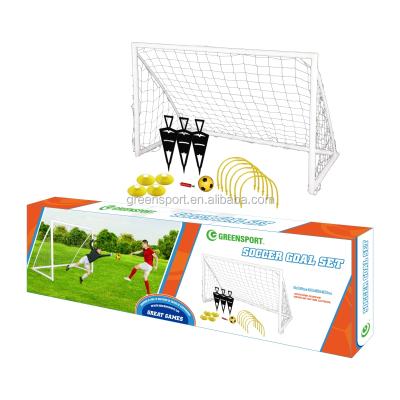 China Multi Function Outdoor Soccer Goal Set Soccer Set With Training Cones Kick Football And Figure Pump for sale