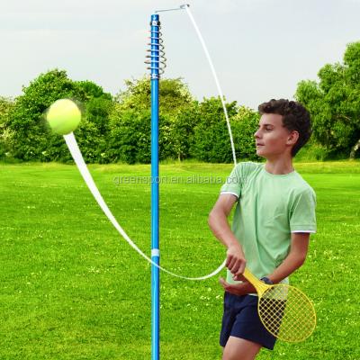 China Durable Hot Selling METAL Rotor Spinning Tetherball Swing Tennis Pole Tennis Set Trainer for sale