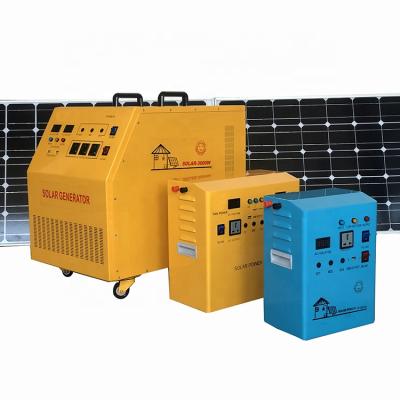 China Home Whole House 3000W Solar Generator Set For Home Solar Systems Green Power Generator Set for sale