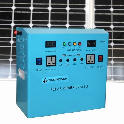 China Home Solar Generator 1500w Gerador Solar Energy System 1000 Watt Hybrid Solar Generator For House Use Solar for sale