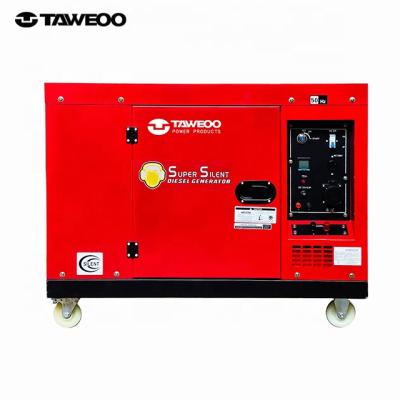 China Home use 10KW 220V 50HZ silent diesel generator for home use TP11000DGS for sale