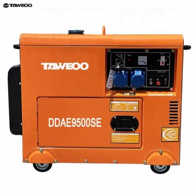 China TAWEOO Brand 8KW/10KVA Soundproof Diesel Generator 1 Phase Diesel Generator Set for sale