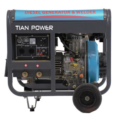 China TIAN POWER OEM 5KW Welder Portable Diesel Generator Diesel Generator Set for sale