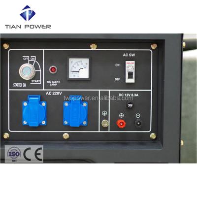 China Generate Electricity OEM Plant 6KW Silent Diesel Generator Control Panel for sale