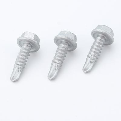 China H.W.H 16mm Hex Head Spring Washer Self Drilling Screw For General Industry for sale