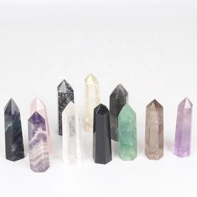 China China Quality Wholesale Perfect Smokey Quartz Wand Point Crystal Natural Clear Stone for sale