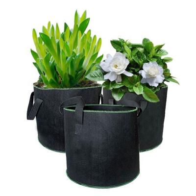 China Modern 7 Gallon Grow Bags Potato Planter Bag Planting Growing Bags Held Fabric Pots For Grow Vegetables for sale