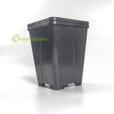 China Food Grade Plastic Wholesale 3 Gallon Tray Nursery Plant Pot For Sale for sale