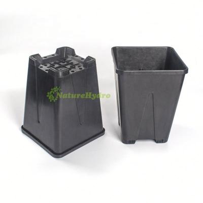 China 2 Gallon Plastic Food Grade Plastic Grow Pot For Nursery for sale