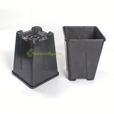 China Food Grade Plastic Wholesale 7L Grow Plastic Pot For Flowers for sale