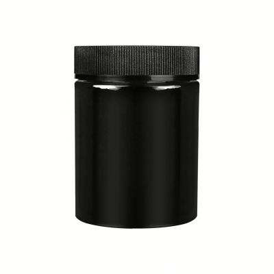 China Child Resistant Plastic With Lid 200Ml Double Wall Pet Jar For Wholesales for sale