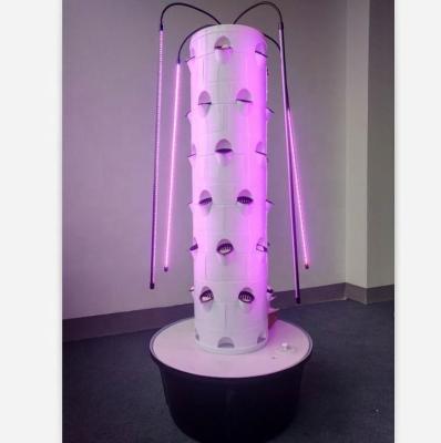 China PP& Full Set Aeroponic UV Tower Garden Grow System For Lettuce for sale