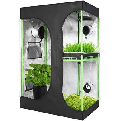 China Easily Assembled 240x120x200cm Hydroponics Grow Box Inflatable Grow Tent Complete for sale