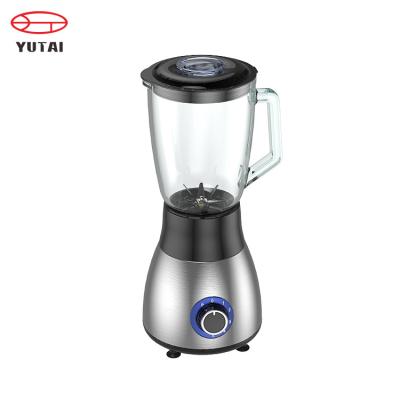 China Hot Sale 1.5L Commercial Blender 600w Clear Glass Material Mixing Hot Soup Mixers Container for sale