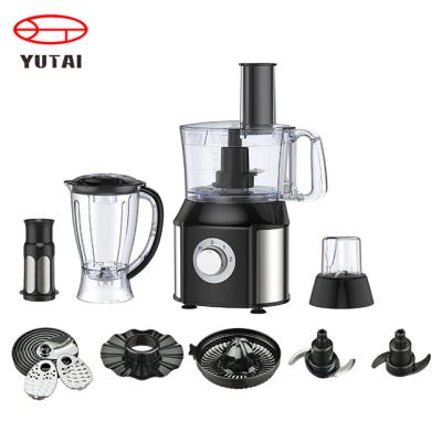 China Easy to Clean Base and Knock Multifunctional 10 in 1 Kitchen Appliances Electric Blender Food Processor for Cutting Slicing for sale