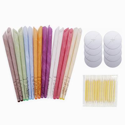 China Refresh and clear ear hot sale! Cavity Natural Ear Candle Remover Wax Plant Bee Cleaning Candle for sale