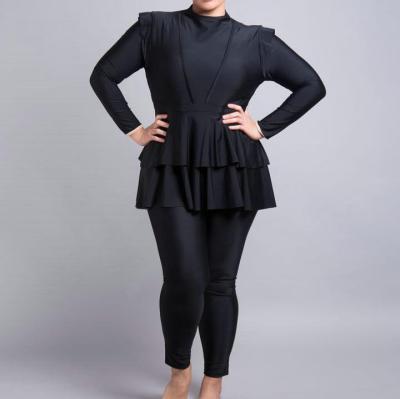 China MOQ Anti-UV High Quality Women's Low Low Customized Modest Lycra Muslim Swimwear Girl for sale