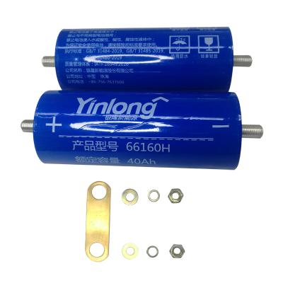 China Best Selling 2.3v 40ah Electric Vehicle Power Cell Yinlong Lto Lithium Titanate Battery for sale