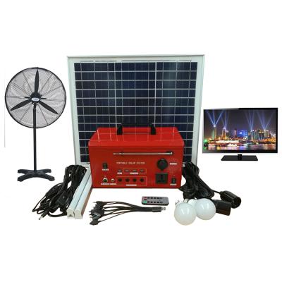 China Home Small Off Grid Solar Light System Green Light Kit Portable Solar Panel System For Home Outdoor Camping for sale