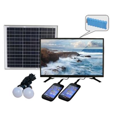 China Multifunctional Hotel TV 32 Inch Rechargeable LED Solar Powered TV for sale