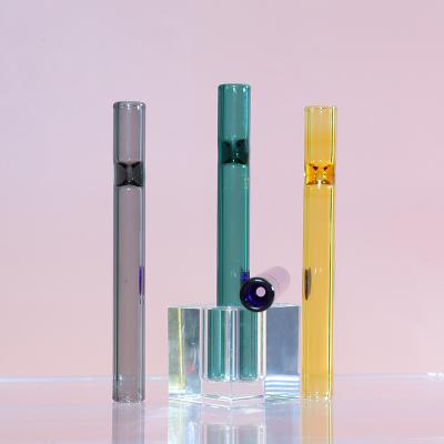 China New One Modern Tossed UKETA Slugger Tobacco Tube Colorful Smoking Glass Chillum for sale