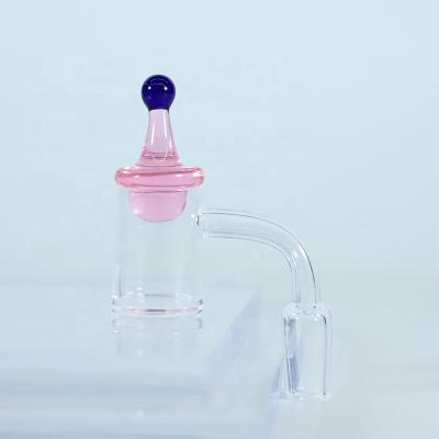 China New UKETA Accessories Borosilicate Glass Carburetor Smoking Smoking Cap for Sausage or Glass Bowl for sale