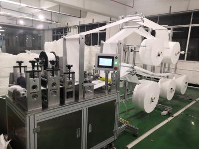 China Cadena de producción de la mascarilla KN95, máquina automática de la máscara con la producción de alta velocidad en venta