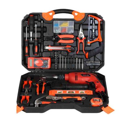 China Electric Power Tool Combination Kits Complete Tool Box Set Electric Dril Tool Kit Power Tools for sale