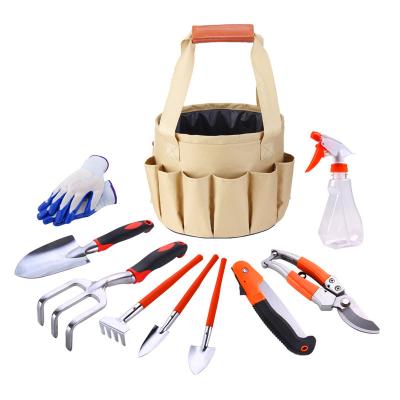 China Indoor Gardening Garden Tools 10 Pcs Kit Custom Tools Garden Tool Set Kit High Quality Home Mini Garden Tools for sale