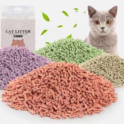 China China Factory OEM Tofu Cat Litter Cat Litter Cat Litter Bulk Quick Bundling Easy Flushable Sale for sale