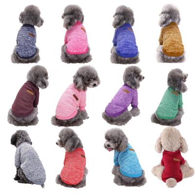 China New Wholesale Autumn Winter Multi Stocked Colors Cotton Dog Sweater for sale