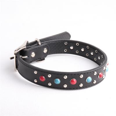 China Factory Direct Viable Large Dog Collar Leather Pet Collar for sale