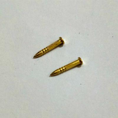 China As your request 8mm clutch stud in colored brass for badge uses for sale