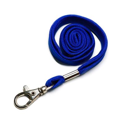 China Advertising Products Plain Color Lanyard With Zinc Alloy Swivel Clip for sale