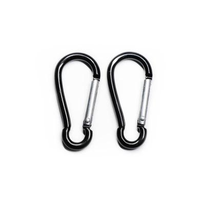 China Metal Aluminum Bottle Carabiner Black Security Accessory for sale