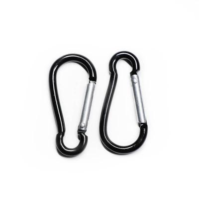 China Multifunctional Metal Accessory Carabiner Black Aluminum Bottle for sale