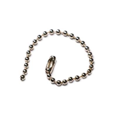 China Key Chain Adjustable Accessory Stainless Steel Nickel Ball Chain for sale