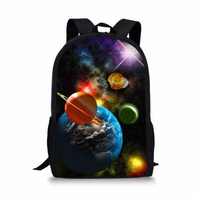 China 2021 Fashion Style Luxury Anti-theft Travel Luggage Bags Luxury Style Fashion Series Theme Earth Planet Backpack Unisex Travel Bag for sale