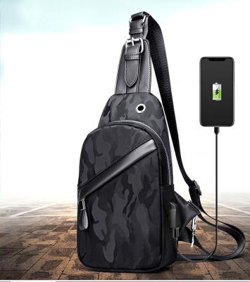 China Wholesale Factory Bulk Very Cheap Lightweight Durable Usb Port External Charging Small Messenger For Men Bags for sale