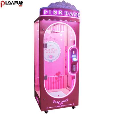 China indoor games lace Date Doll Machine Aluminum Rail Professional Crane Claw Scissors Vending Machines QC0101 for sale