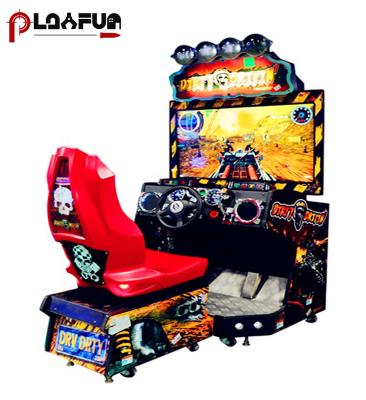 China Metal+plastic+Wooden Arcade Dirty Drive Racing Car Game Machine Training Simulator Machine for sale