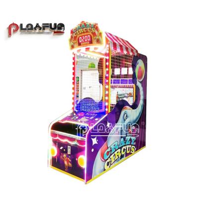 China Crazy Tickets Luxury Coin Operated Game Redemption Machine Circus Redemption Arcade Ball Throw Game Machine for sale