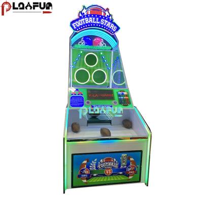 China Luxury Colorful Football Stars Skill Redemption Arcade Game Machine Ball Throw Shooting Room Coin Operated Sports Arcade for sale