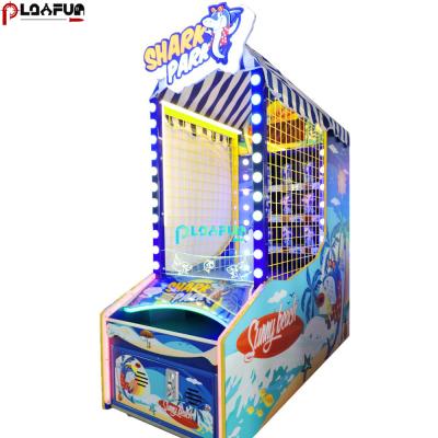 China Profit tokent luxury coin best powered redemption ball throw arcade game machine shark park redemption ticket lottery game machine for sale