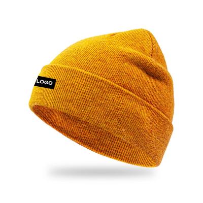 China JOINT Quality Fisherman Knitted Custom Famous Brands Vintage Lambswool Beanie With Winter Knit Designers Waffle Beanie Hats for sale