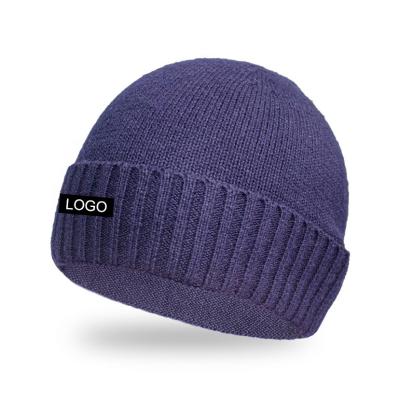 China COMMON Wholesale Fisherman Embroidered Designer Beanie With Wool Backwoods Luxury Warm Knitted Men Beanie Hats for sale